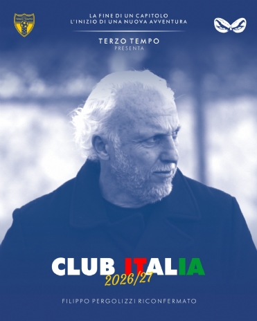 Club Italia: Pergolizzi riconfermato!
