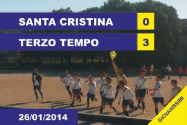 Giovanissimi: S.Cristina - TERZO TEMPO 0-3, buono il risultato!