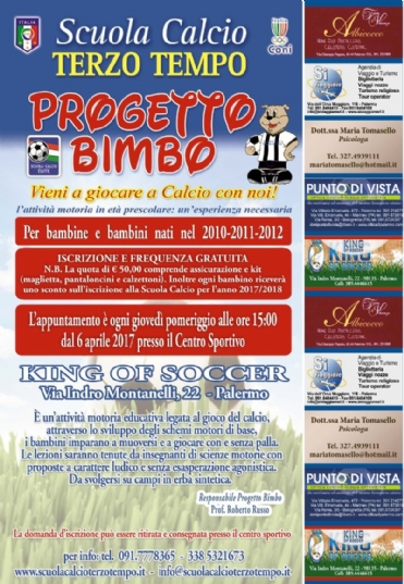 Progetto Bimbo 2017.