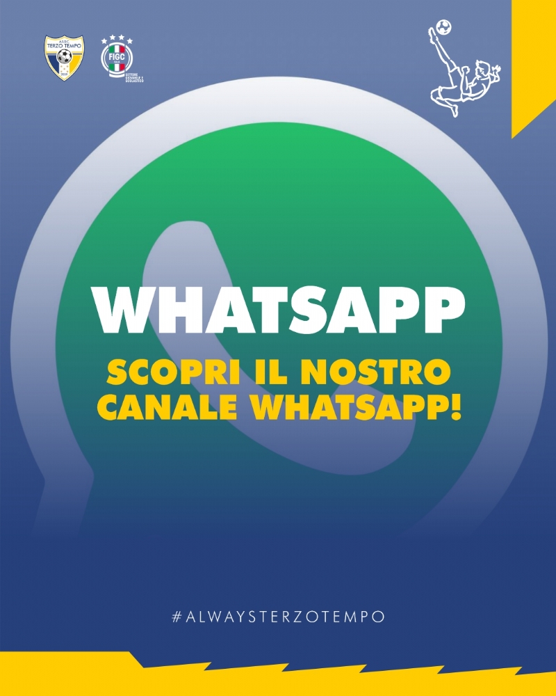 Scopri il nostro nuovo Canale Whatsapp!