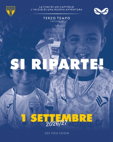 Si riparte dal 1 Settembre!