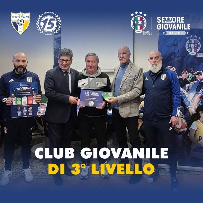 Terzo Tempo Club Giovanile di 3° Livello!
